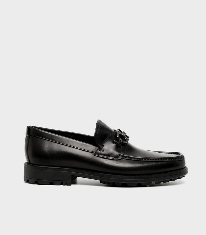 Ferragamo Moccasin with Gancini Ornament